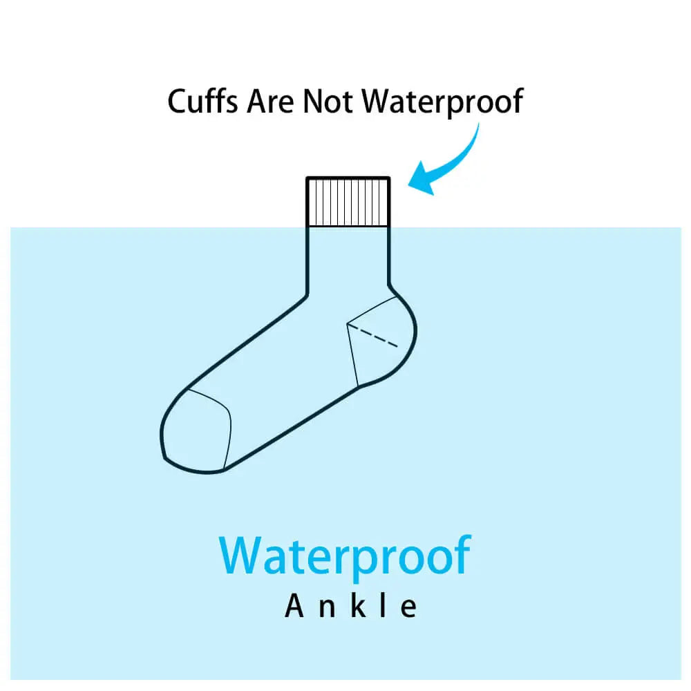 waterproof socks note