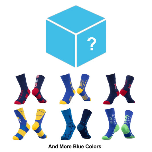 Waterproof Socks Blind Boxes Blue